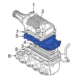 New OEM Upper Engine Intake Manifold Fits, 1999-2000 Ford F-150 - Part # XL3Z9424AA