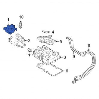 New OEM Upper Engine Oil Filter Adapter Fits, 2008-2010 Ford E-series - Part # 4C2Z6881AA