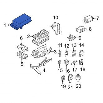 New OEM Upper Outer Fuse Box Cover Fits, 2008 Ford E-series - Part # 4C2Z14A003AA