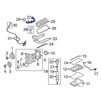 New OEM Upper Engine Oil Filler Tube Fits, 2008-2010 Ford E-series - Part # 4C2Z6763AA