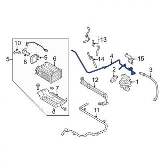 New OEM Vacuum Hose Fits, 2009-2014 Ford E-series - Part # 9C2Z9E498AA