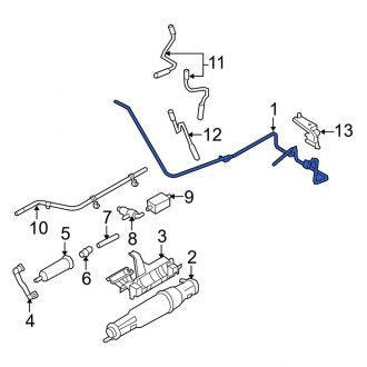 New OEM Vacuum Hose Fits, 2008 Ford E-series - Part # 5C2Z9E498B