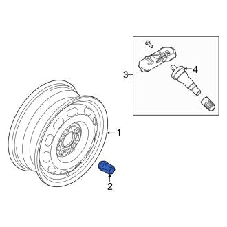 New OEM Wheel Lug Nut Fits, 2011-2013 Ford Transit Connect - Part # CV6Z1012B