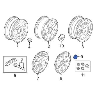 New OEM Wheel Cap Fits, 2014-2023 Ford Transit Connect - Part # DT1Z1130A