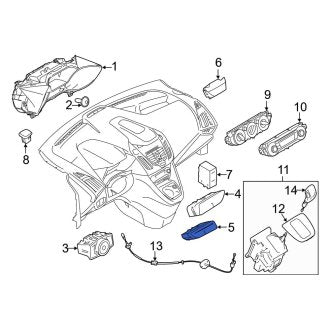 New OEM Window Defroster Switch Fits, 2014-2018 Ford Transit Connect - Part # AM5Z18K574A