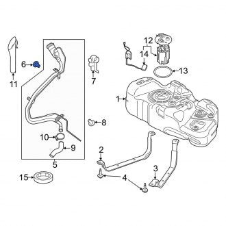 New OEM Upper Fuel Filler Neck Bolt Fits, 2014-2023 Ford Transit Connect - Part # W715906S450