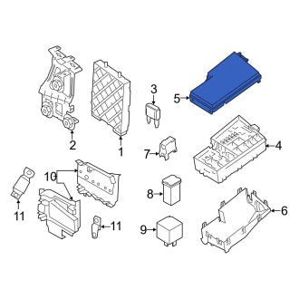 New OEM Upper Fuse and Relay Center Cover Fits, 2019-2023 Ford Transit Connect - Part # KT1Z14A003A