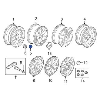 New OEM Wheel Lug Nut Fits, 2022-2023 Ford Transit Connect - Part # ACPZ1012X