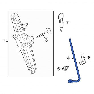 New OEM Wheel Lug Wrench Fits, 2019-2023 Ford Transit Connect - Part # KT1Z17034A