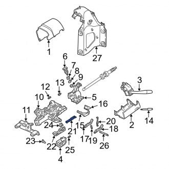 New OEM Upper Ignition Switch Actuator Fits, 1992-1996 Ford E-series - Part # D4AZ3E723A