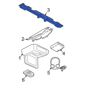 New OEM Video Monitor Bracket Fits, 2003-2006 Ford Expedition - Part # 5L1Z78519K22B