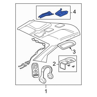 New OEM Video Monitor Bracket Fits, 2003-2006 Ford Expedition - Part # 3L1Z78519K22AA