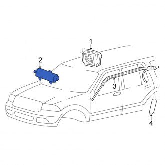 New OEM Upper Instrument Panel Air Bag Fits, 2007-2017 Ford Expedition - Part # AL1Z15044A74AA