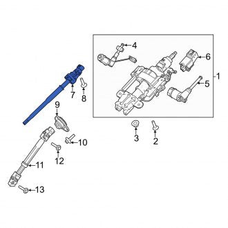 New OEM Upper Steering Shaft Fits, 2018-2024 Ford Expedition - Part # NL1Z3E751A