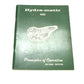 New OEM Ferrari 400 Hydra-Matic Transmission Service Overhaul Manual MC6008