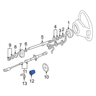 New OEM Upper Steering Coupling Boot Fits, 1997-2002 Ford Expedition - Part # F65Z3F540AA