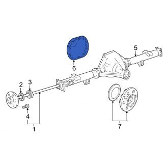 New OEM Rear Differential Cover Fits, 1997-2006 Ford E-series - Part # BL3Z4033C