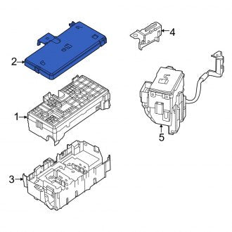 New OEM Upper Fuse and Relay Center Cover Fits, 2021-2024 Ford Bronco - Part # MB3Z14A003A