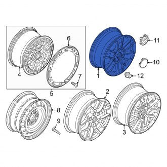 New OEM Wheel Fits, 2024 Ford Ranger - Part # N1WZ1007U