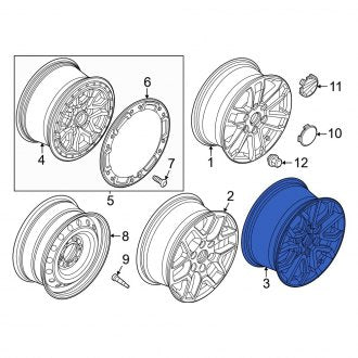 New OEM Wheel Fits, 2024 Ford Ranger - Part # N1WZ1007C