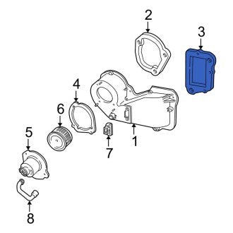 New OEM Upper HVAC Case Seal Fits, 1995-2003 Ford Explorer - Part # F5TZ18529A