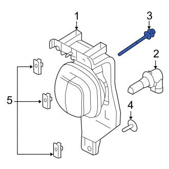 New OEM Upper Fog Light Bolt Fits, 2008-2010 Ford F-250 - Part # W707976S437