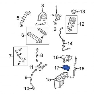 New OEM Vacuum Pump Bracket Fits, 2008-2010 Ford F-250 - Part # 7C3Z2C125A