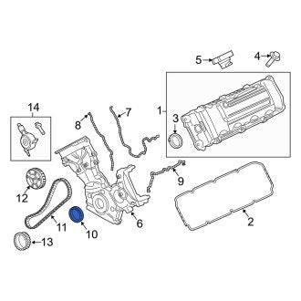 New OEM Rear Engine Crankshaft Seal Fits, 2017-2019 Ford E-series - Part # AT4Z6701A