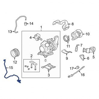 New OEM Vacuum Hose Fits, 2011-2016 Ford F-250 - Part # CC3Z9C493C