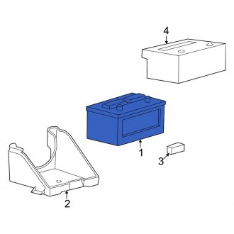 New OEM Vehicle Battery Fits, 2006-2007 Ford E-series - Part # BXS65