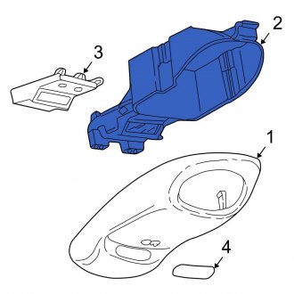 New OEM Upper Overhead Console Fits, 1999 Ford F-250 - Part # F81Z25519C44AAA