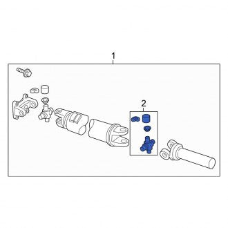 New OEM Rear Forward Universal Joint Fits, 2000-2005, 2011-2019, 2021-2024 Ford E-series - Part # BC3Z4635A