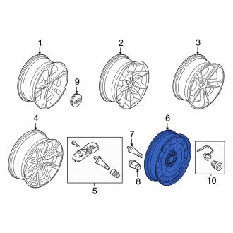 New OEM Wheel Fits, 2011-2015 Ford Explorer - Part # BB5Z1007C