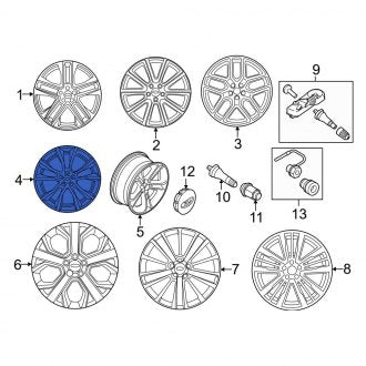 New OEM Wheel Fits, 2016-2017 Ford Explorer - Part # FB5Z1007D