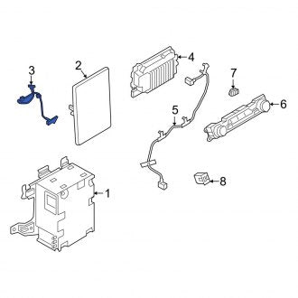 New OEM Video Monitor Connector Fits, 2020-2023 Ford Explorer - Part # LB5Z10E929AB