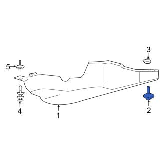 New OEM Rear Floor Pan Splash Shield Fits, 2020-2025 Ford Explorer - Part # L1MZ7811778A