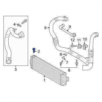 New OEM Lower Door Latch Bolt Fits, 2015-2024 Ford F-150 - Part # W505581S442