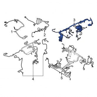 New OEM Upper Instrument Panel Wiring Harness Fits, 2017-2021 Ford Transit - Part # HK4Z14401BS