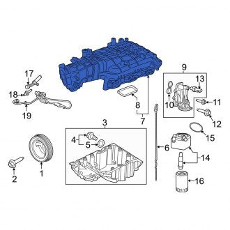 New OEM Upper Engine Intake Manifold Fits, 2018-2020 Ford F-150 - Part # LK4Z9424B