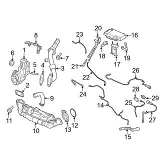 New OEM Vacuum Hose Fits, 2015-2019 Ford Transit - Part # CK4Z9P761A