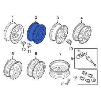 New OEM Wheel Fits, 2022-2023 Ford E-Transit - Part # CK4Z1007D