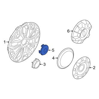 New OEM Wheel Cap Fits, 2015-2023 Ford Transit - Part # CK4Z1130H