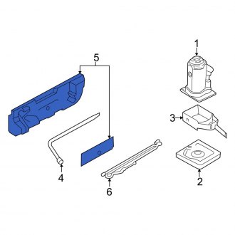 New OEM Wheel Lug Wrench Bracket Fits, 2015-2023 Ford Transit - Part # BK2Z17091A