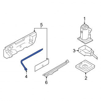 New OEM Wheel Lug Wrench Fits, 2015-2019 Ford Transit - Part # YC1Z17032C