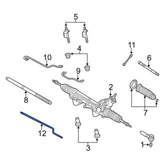 New OEM Upper Power Steering Pressure Hose Fits, 2002-2003 Ford Explorer - Part # 1L5Z3A719LA