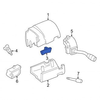 New OEM Upper Steering Column Shaft Seal Fits, 1995-2001 Ford Explorer - Part # F77Z3513CA