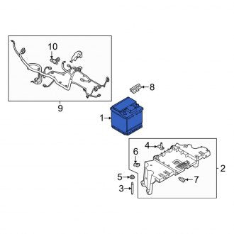 New OEM Vehicle Battery Fits, 2022-2024 Ford F-150 Lightning - Part # BHAGMH3