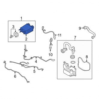 New OEM Vapor Canister Fits, 2015 Lincoln MKC - Part # CU5Z9D653J