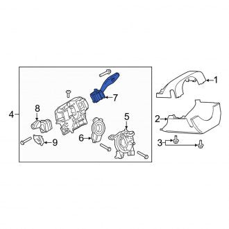 New OEM Windshield Wiper Switch Fits, 2015-2019 Lincoln MKC - Part # DG9Z17A553DA