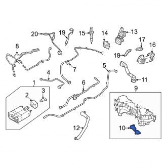 New OEM Vapor Canister Purge Valve Assembly Gasket Fits, 2023-2024 Lincoln Corsair - Part # P2GZ6B752A